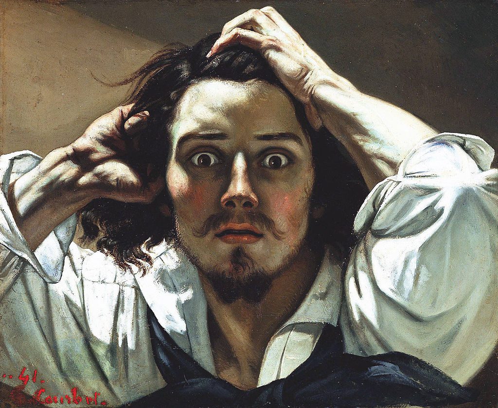 Jean Gustave Courbet: "Le Desepere" um 1843
